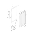 Frigidaire FCFS201LFB3 door diagram