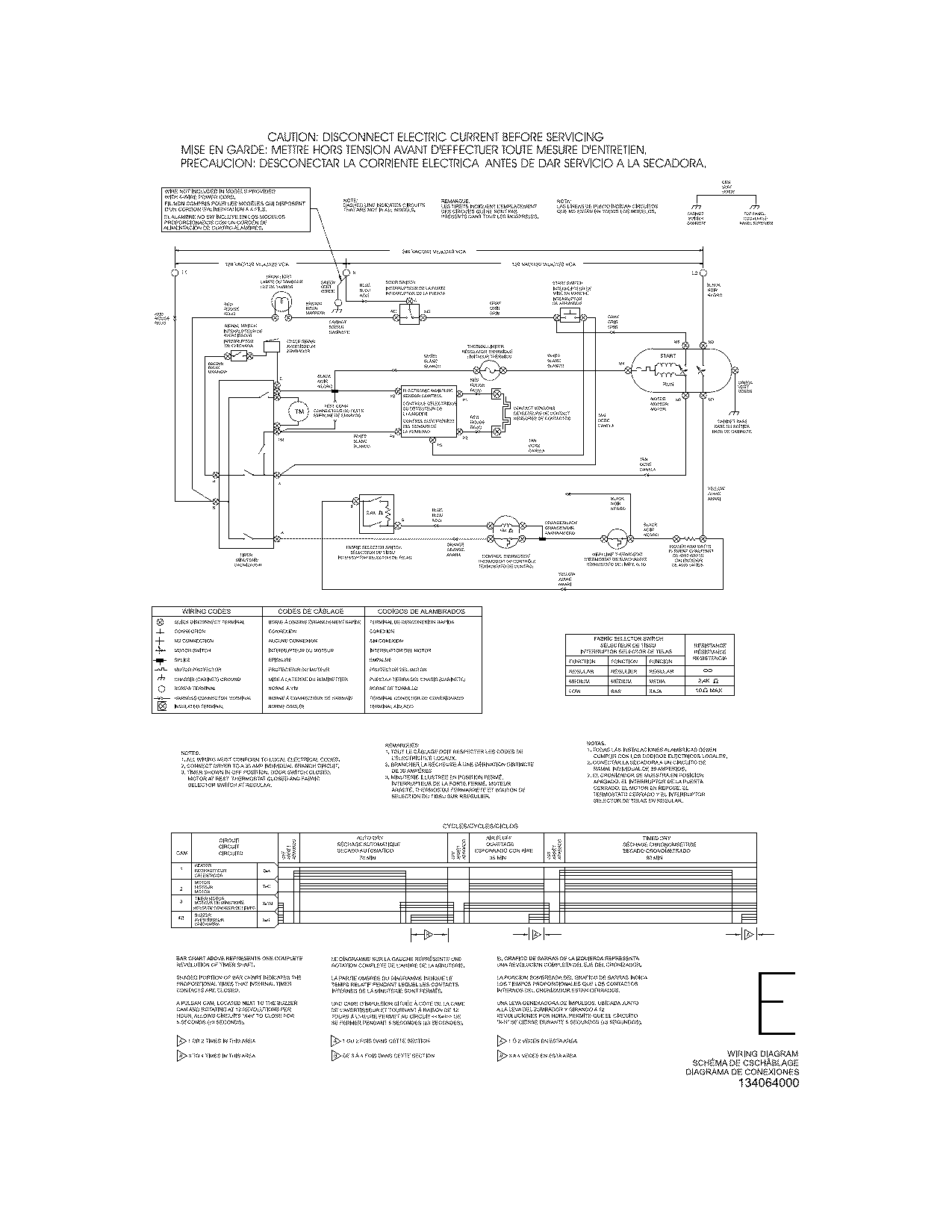 Frigidaire FGQ332ES1 wiring diagram diagram