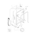 Frigidaire FDB1050REM4 tub diagram