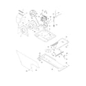 Frigidaire FEX831FS2 motor/blower/belt diagram