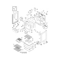 Frigidaire GLEFZ369FCE body diagram