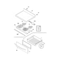 Frigidaire GLEFZ369FCE top/drawer diagram