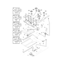 Kenmore Elite 79079429602 burner diagram