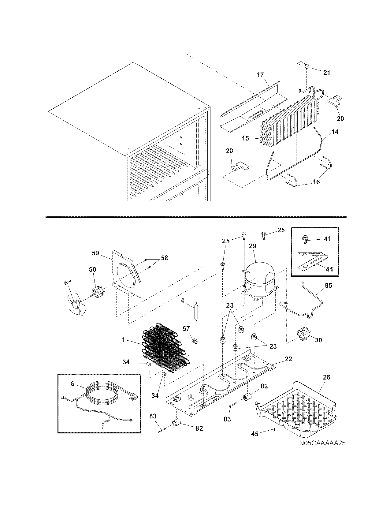 White-Westinghouse WRT21MG3AQK system diagram