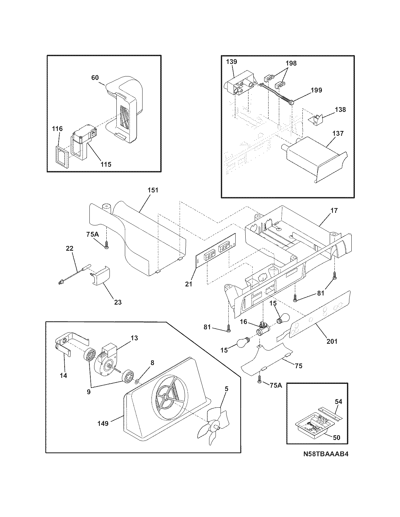 Electrolux E23CS75DSSG controls diagram