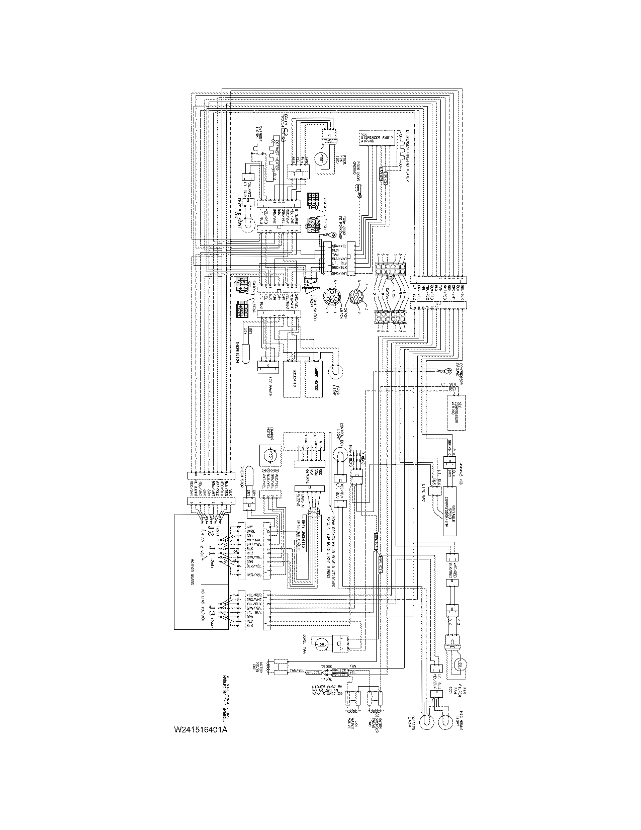 Electrolux E23CS75DSSG wiring schematic diagram