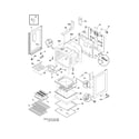 Frigidaire FEF369HCB body diagram