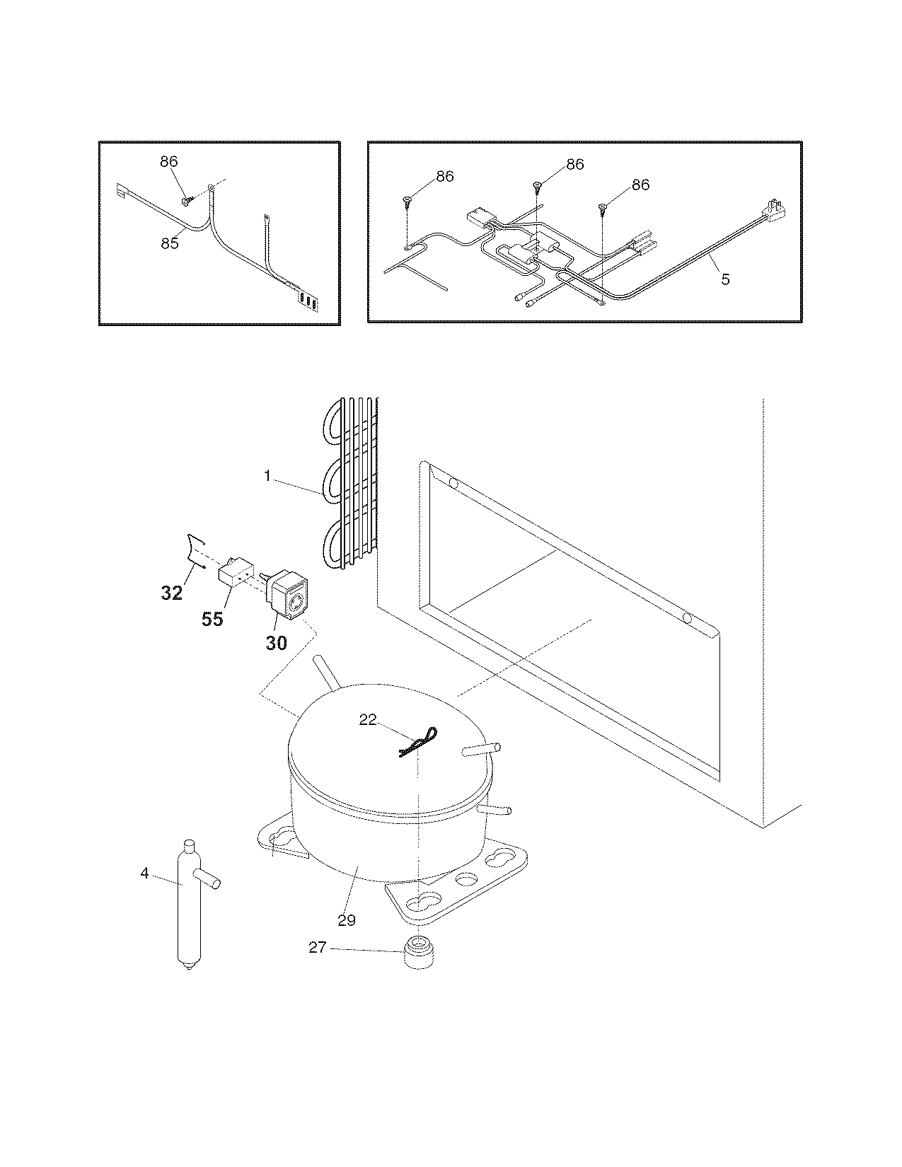 Kenmore 25316512101 system diagram