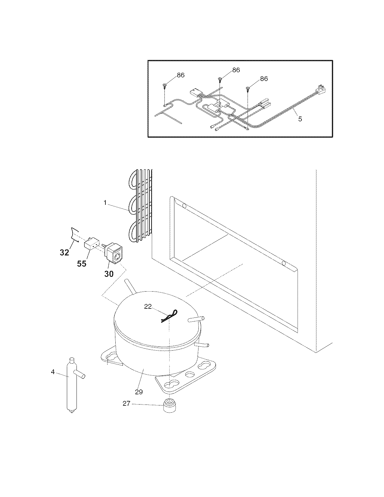 Kenmore 25316959101 system diagram