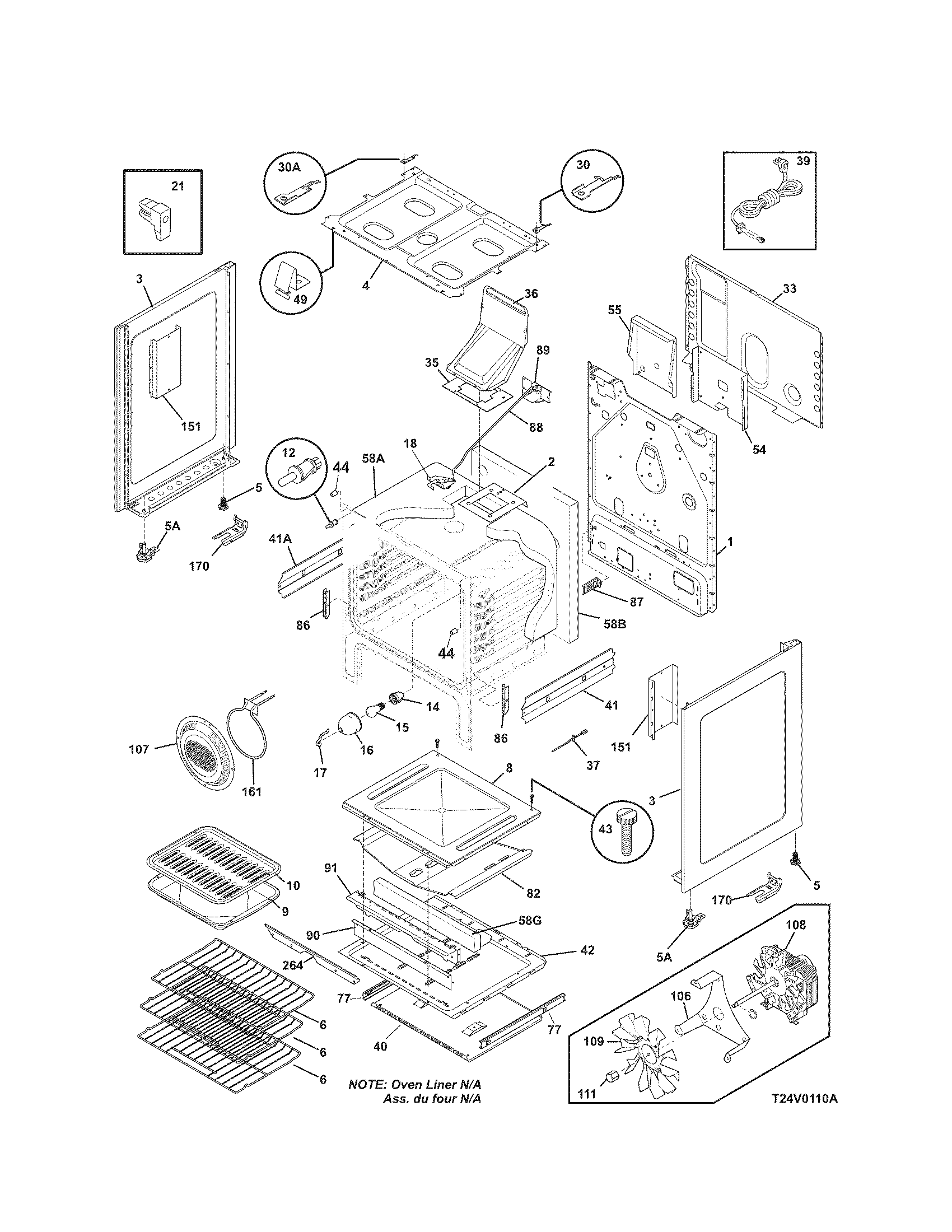 Kenmore 79078862802 body diagram