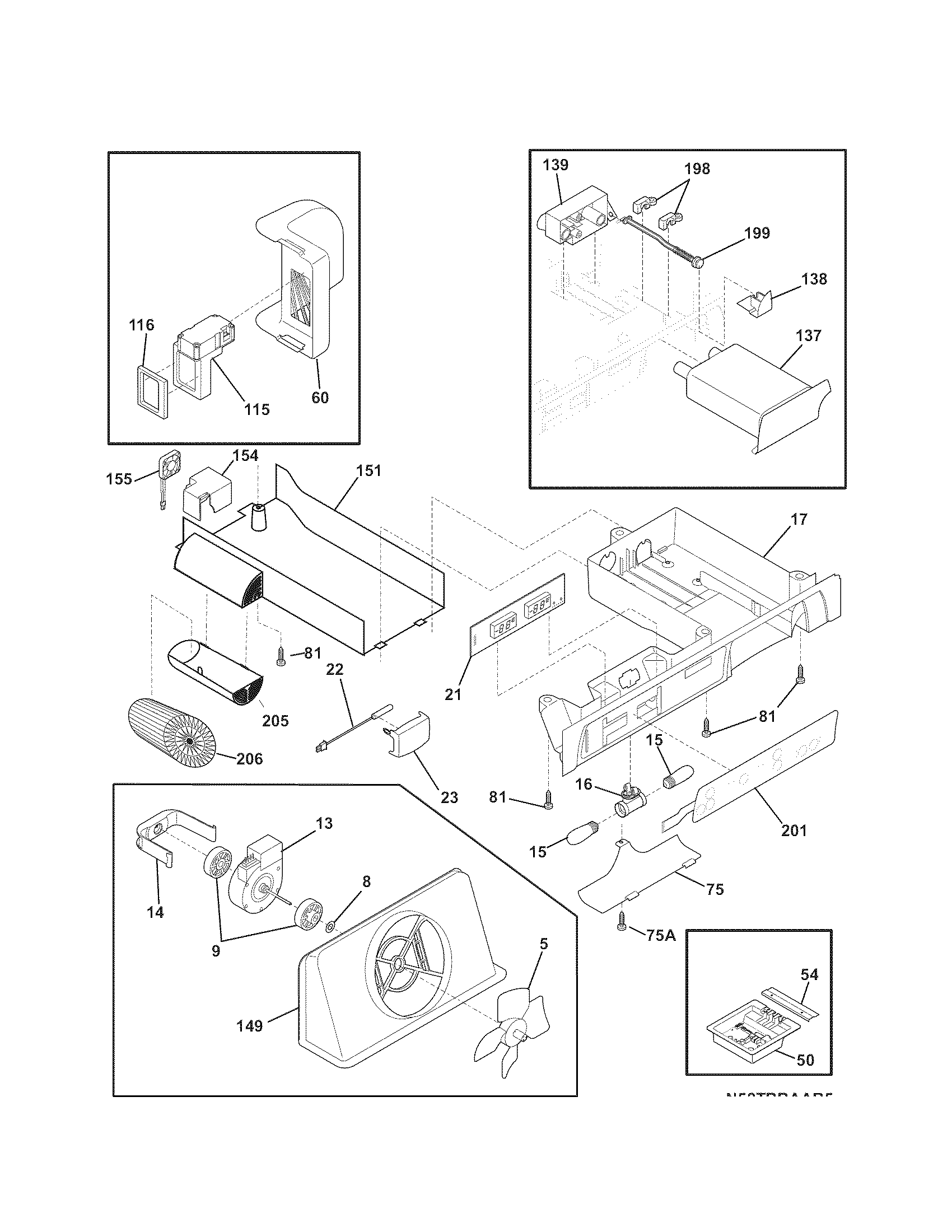 Kenmore Pro 25344333608 controls diagram