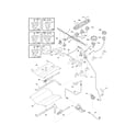 Kenmore Elite 79036712506 burner diagram