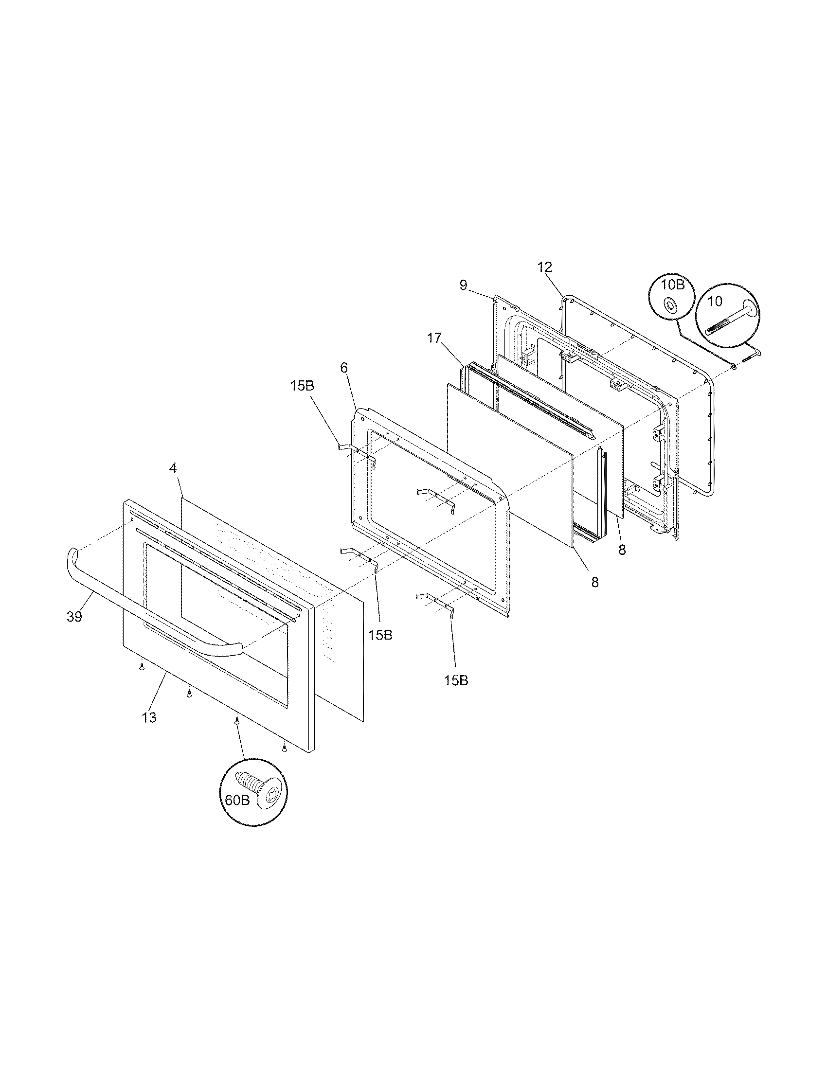 Kenmore 79091063702 door diagram