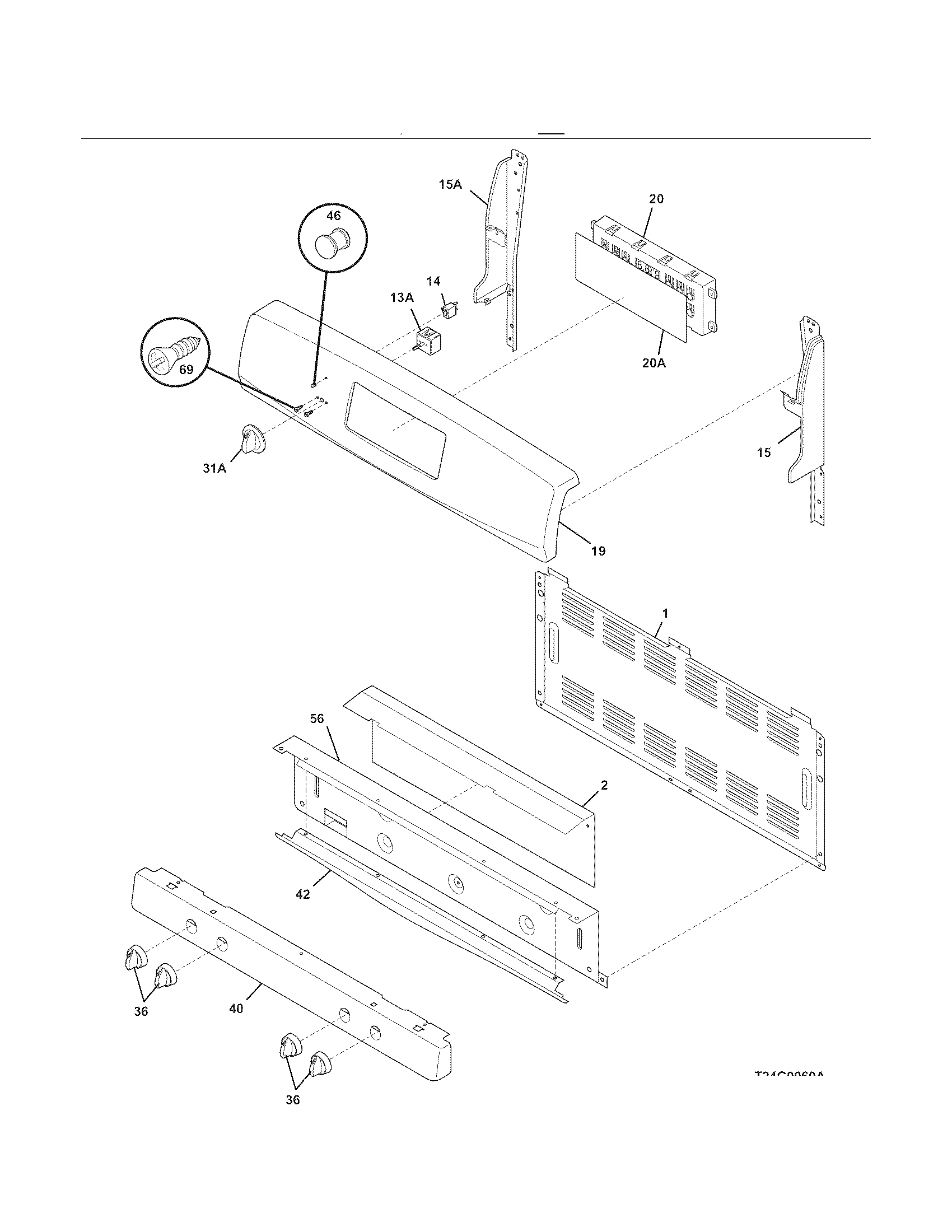 Kenmore 79079653703 backguard diagram