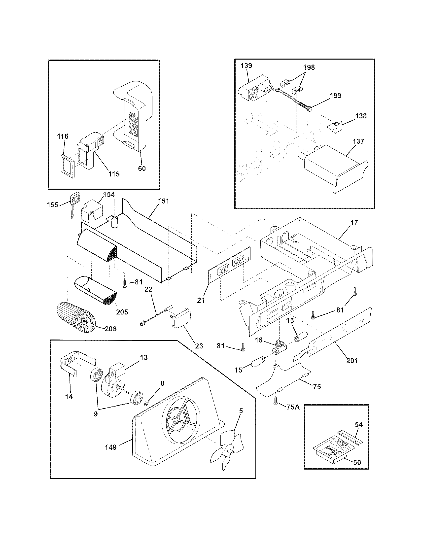 Electrolux E23CS78HPS2 controls diagram