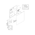 Frigidaire FDB2415LFC2 door diagram