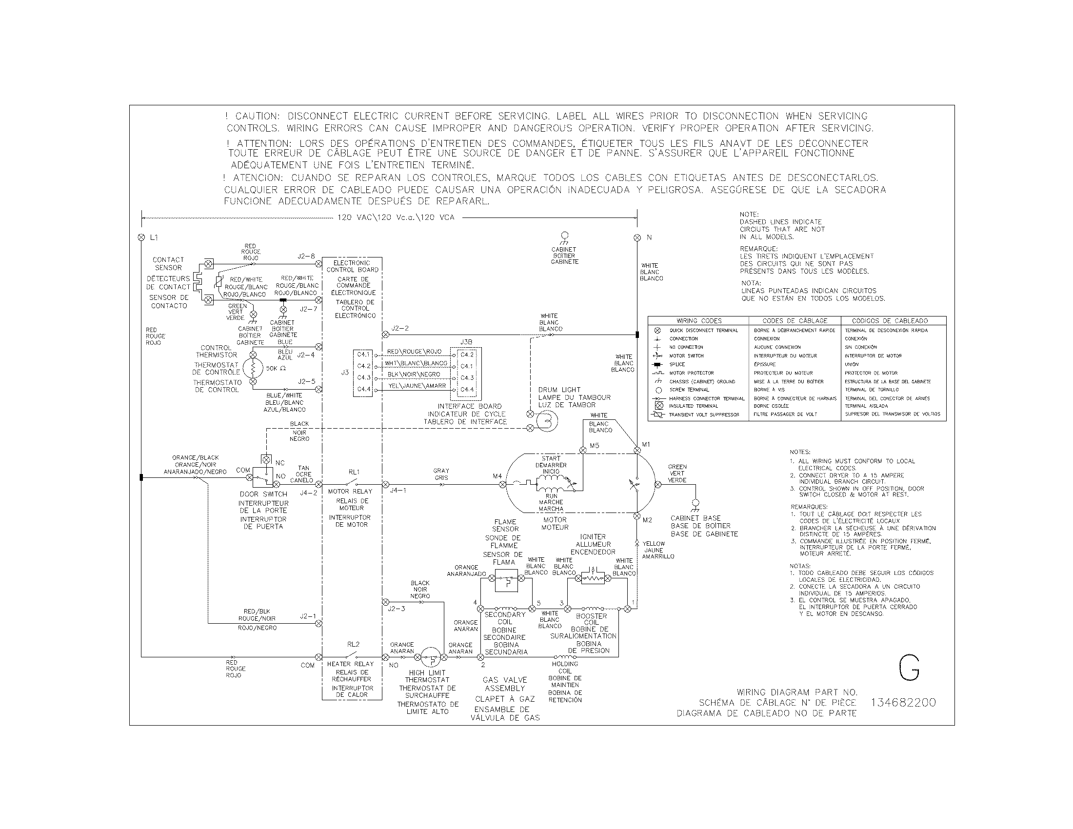 Electrolux SAGQ7000FS0 wiring diagram diagram