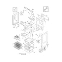 Frigidaire FGF366EBG body diagram
