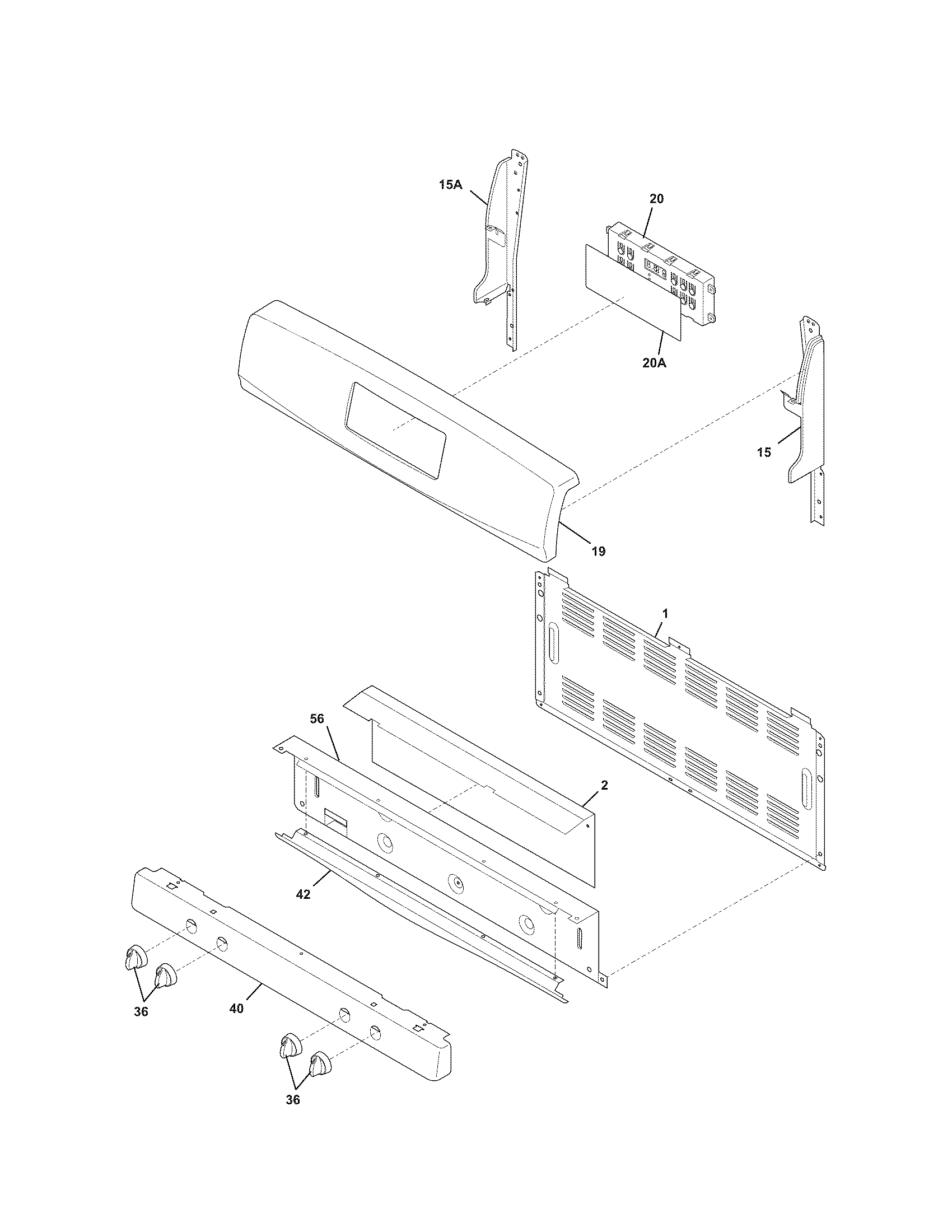 Kenmore 79077443800 backguard diagram