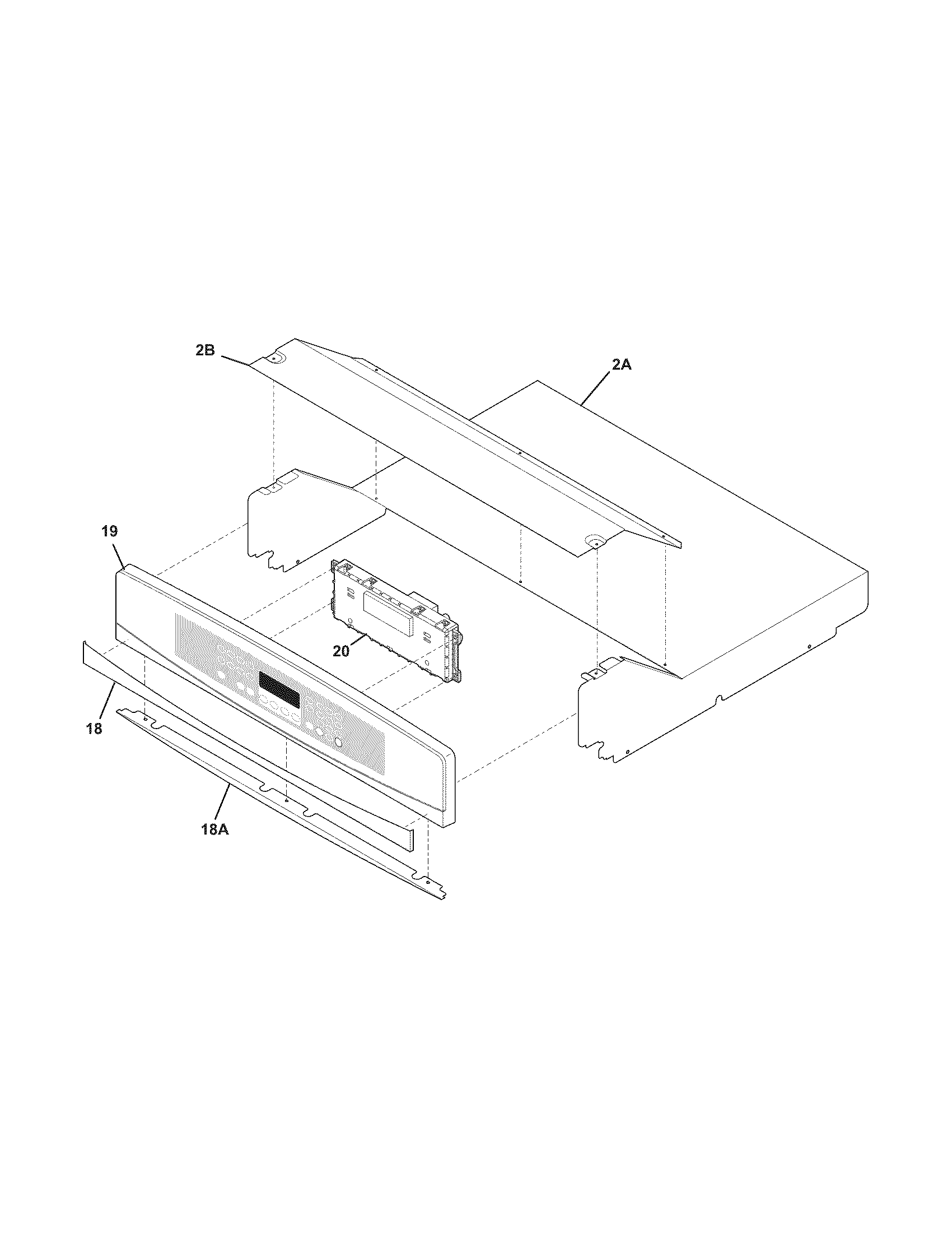 Kenmore Elite 79048033800 control panel diagram