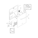 Frigidaire FDB4050LHS0 door diagram