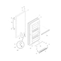 Frigidaire PLFU1778ES7 door diagram
