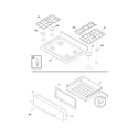 Frigidaire FGF382HCD top/drawer diagram