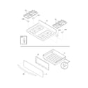 Frigidaire FGFB79GCD top/drawer diagram