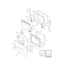 Kenmore Elite 79048133800 doors diagram