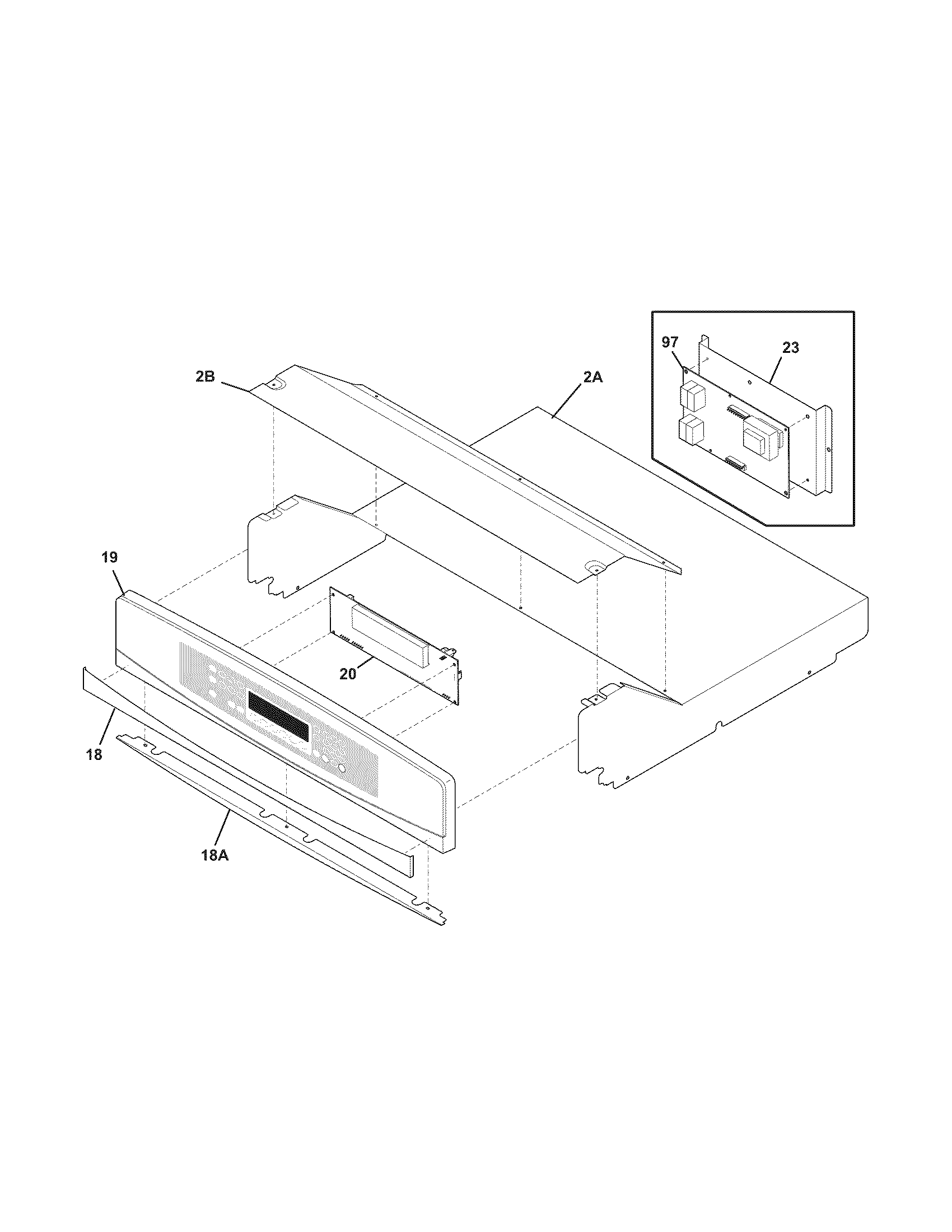 Kenmore Elite 79048123800 control panel diagram