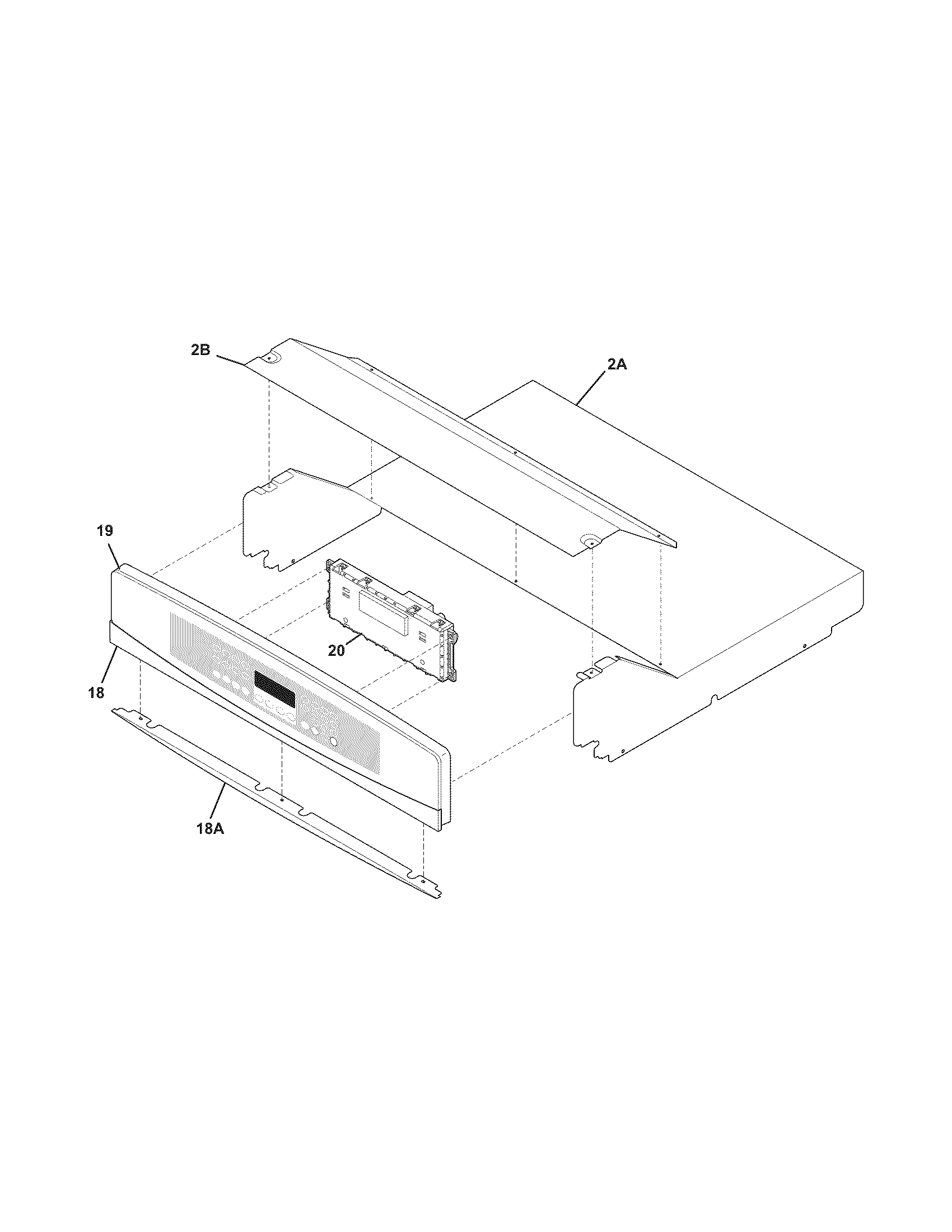Kenmore Elite 79048043800 control panel diagram