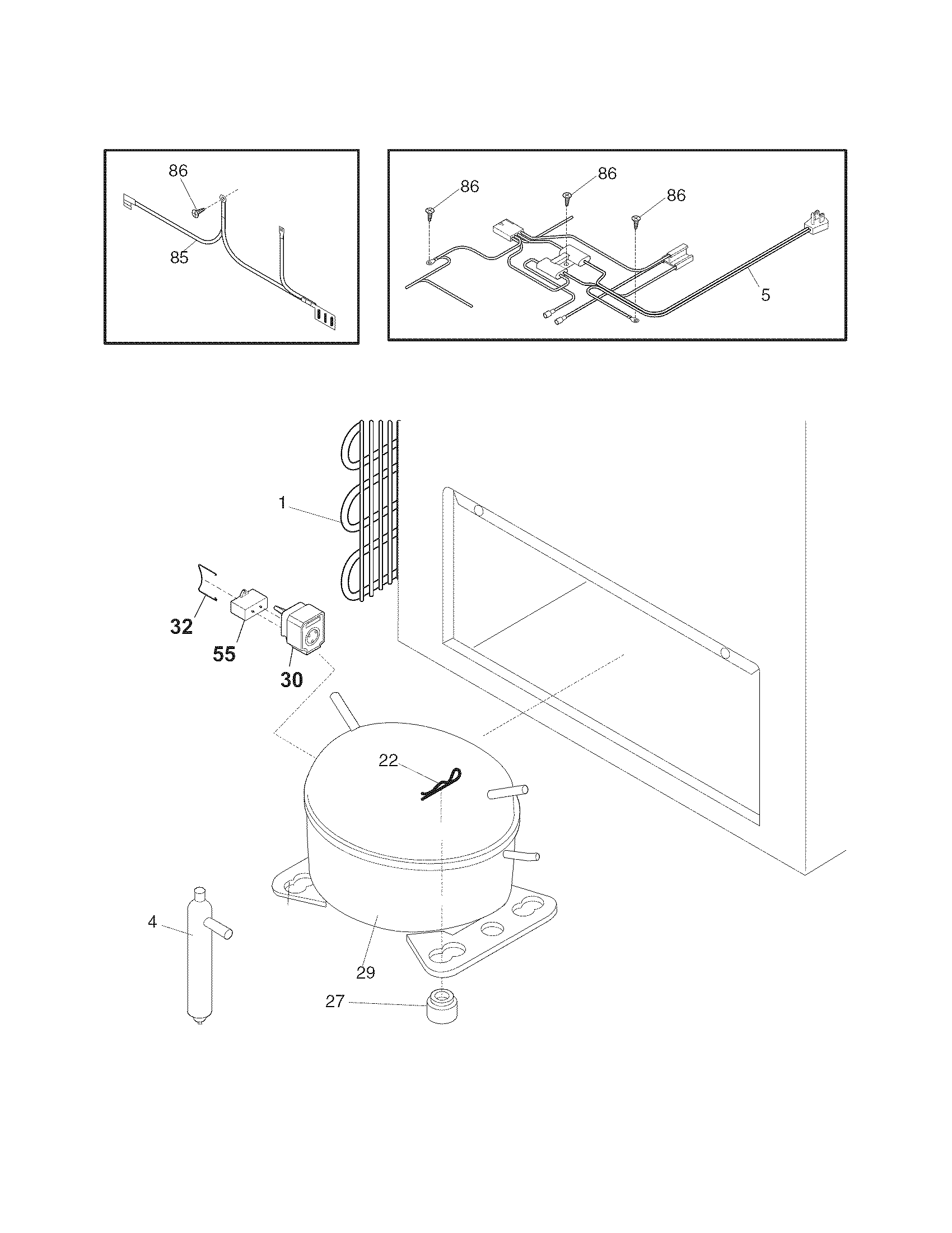 Kenmore 25316502102 system diagram