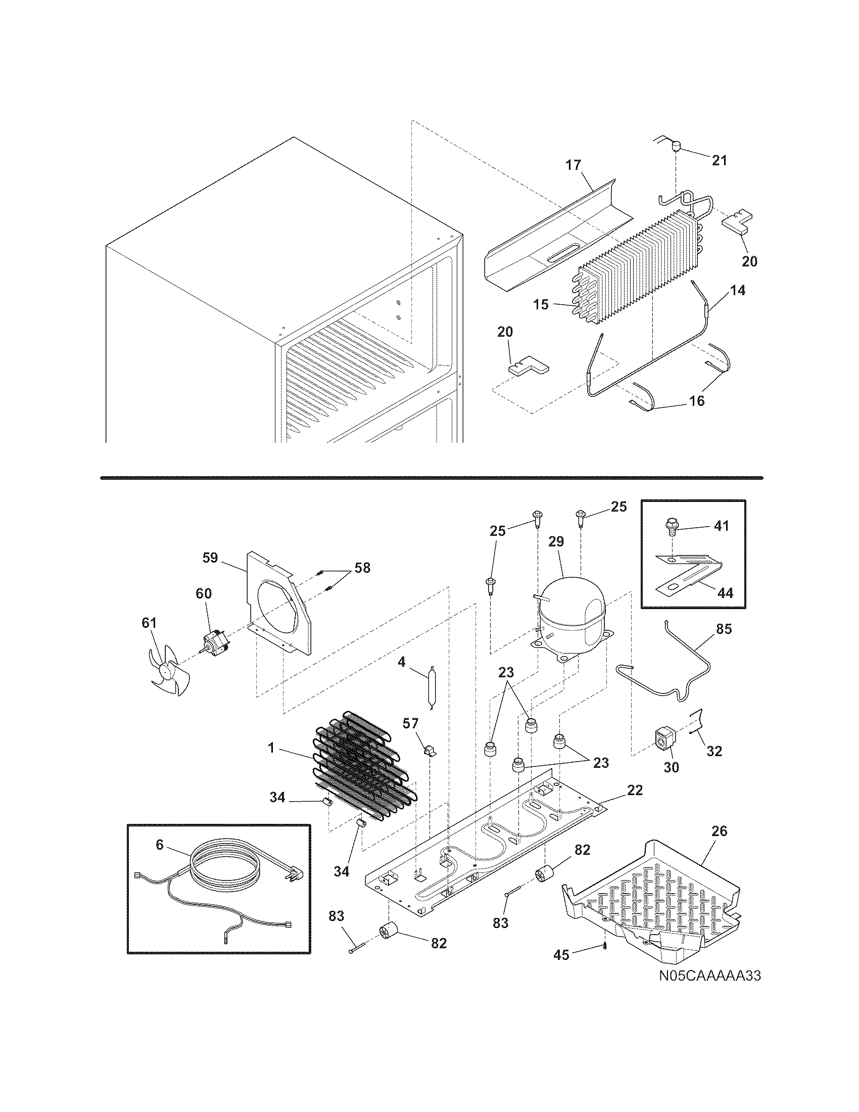 Crosley CRTE217IAW1 system diagram