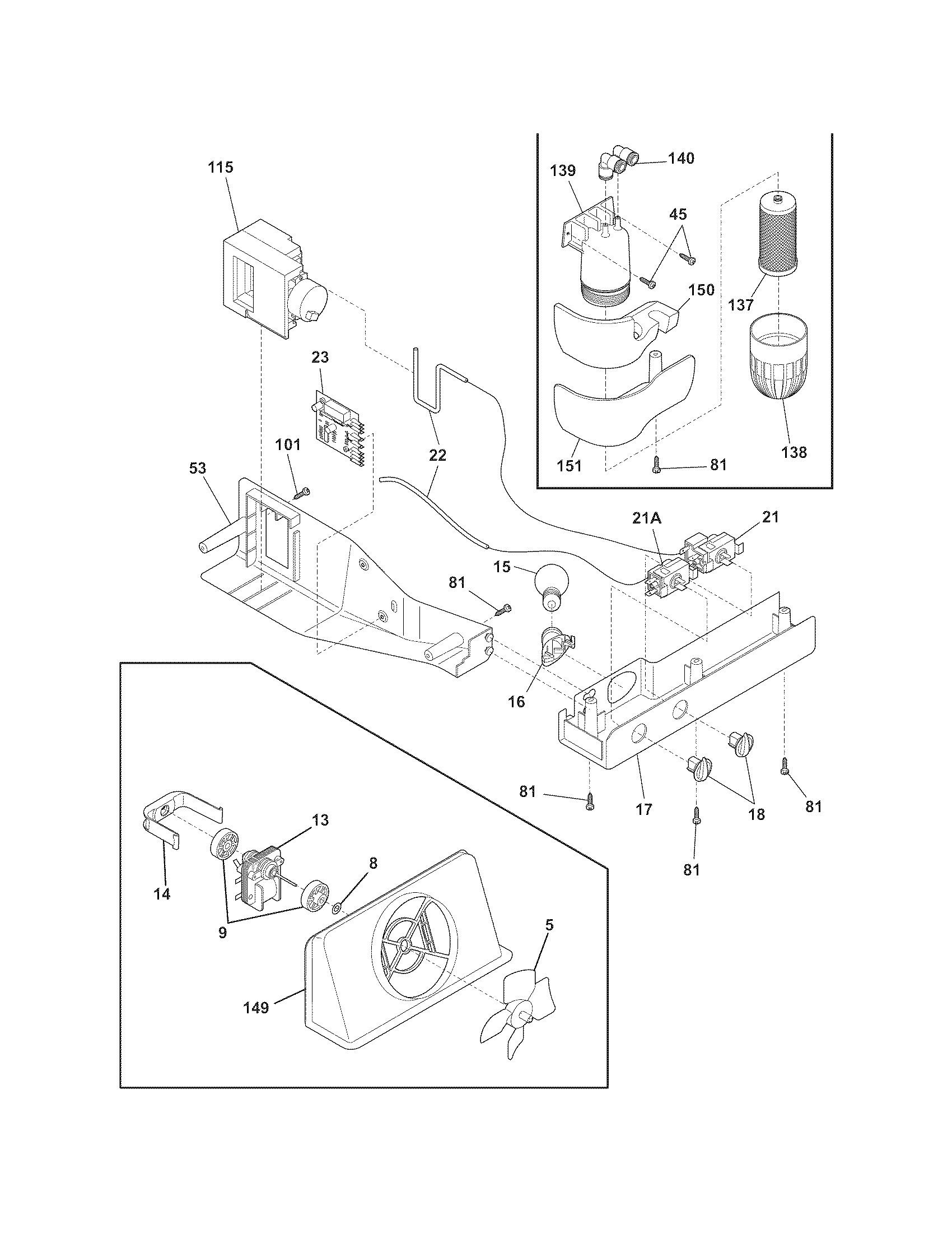 Frigidaire FRS6HR5JSB4 controls diagram