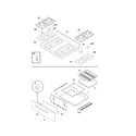 Kenmore 79070114703 top/drawer diagram