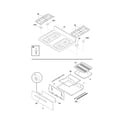 Frigidaire FGF337GWE top/drawer diagram