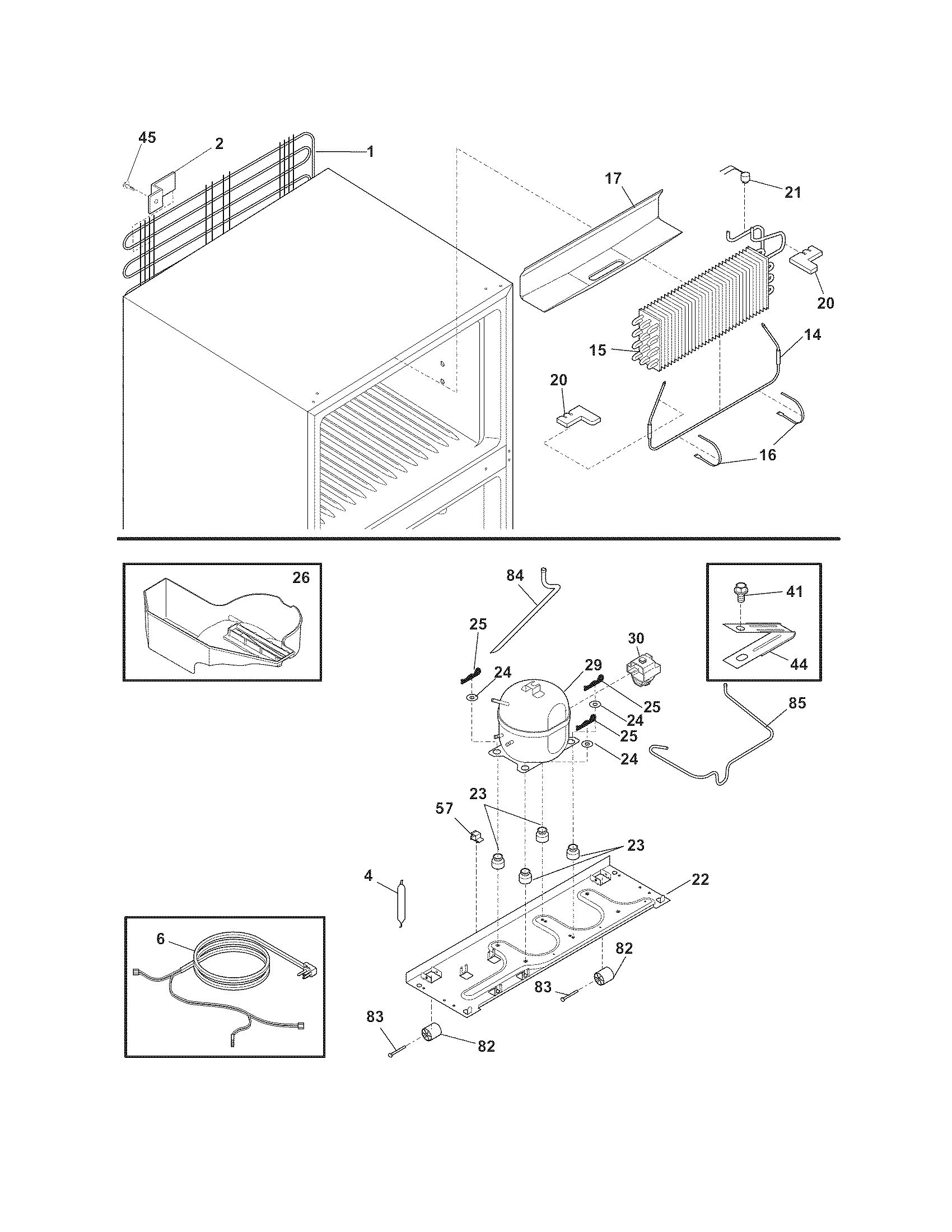 Tappan TRT15L2JW4 system diagram