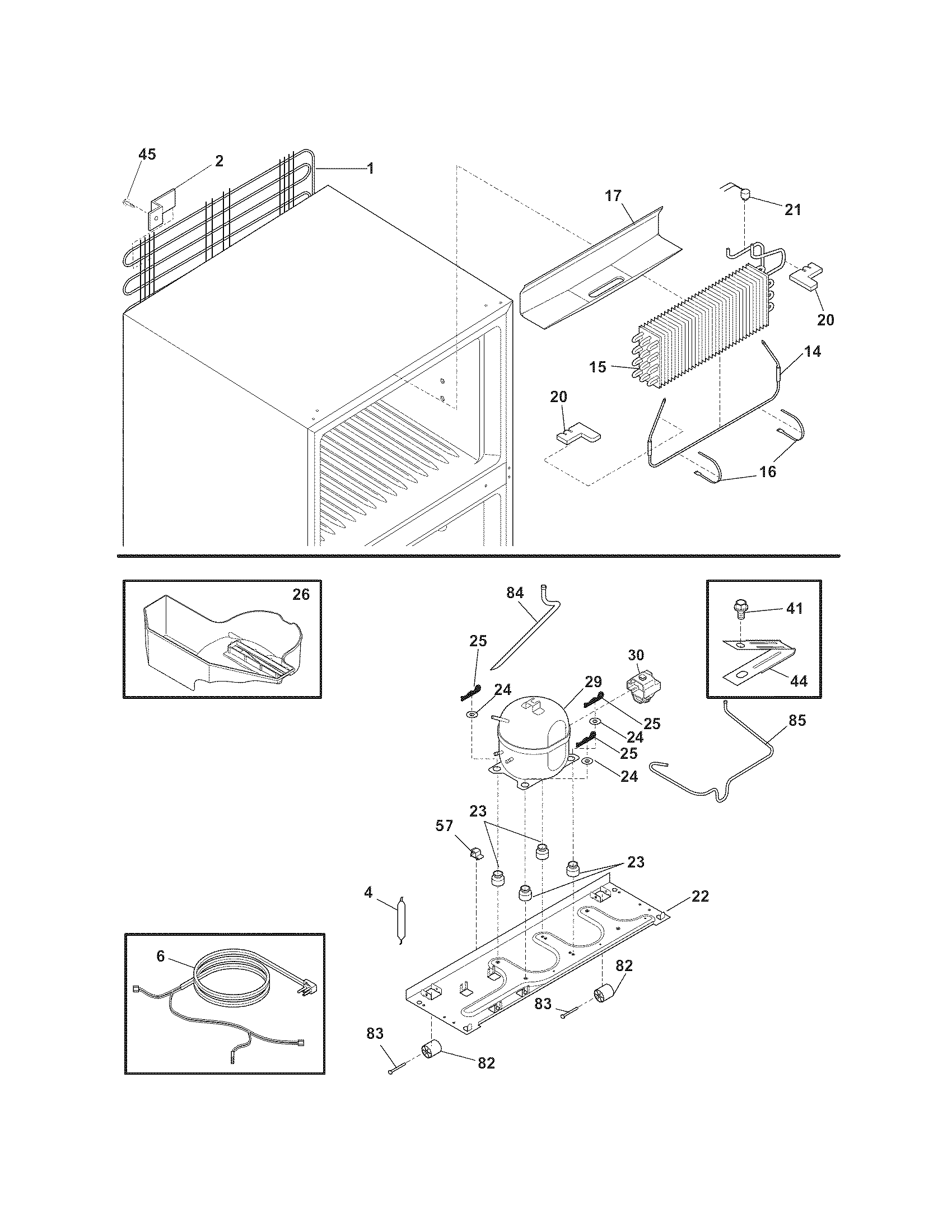 Kenmore 2536171440B system diagram