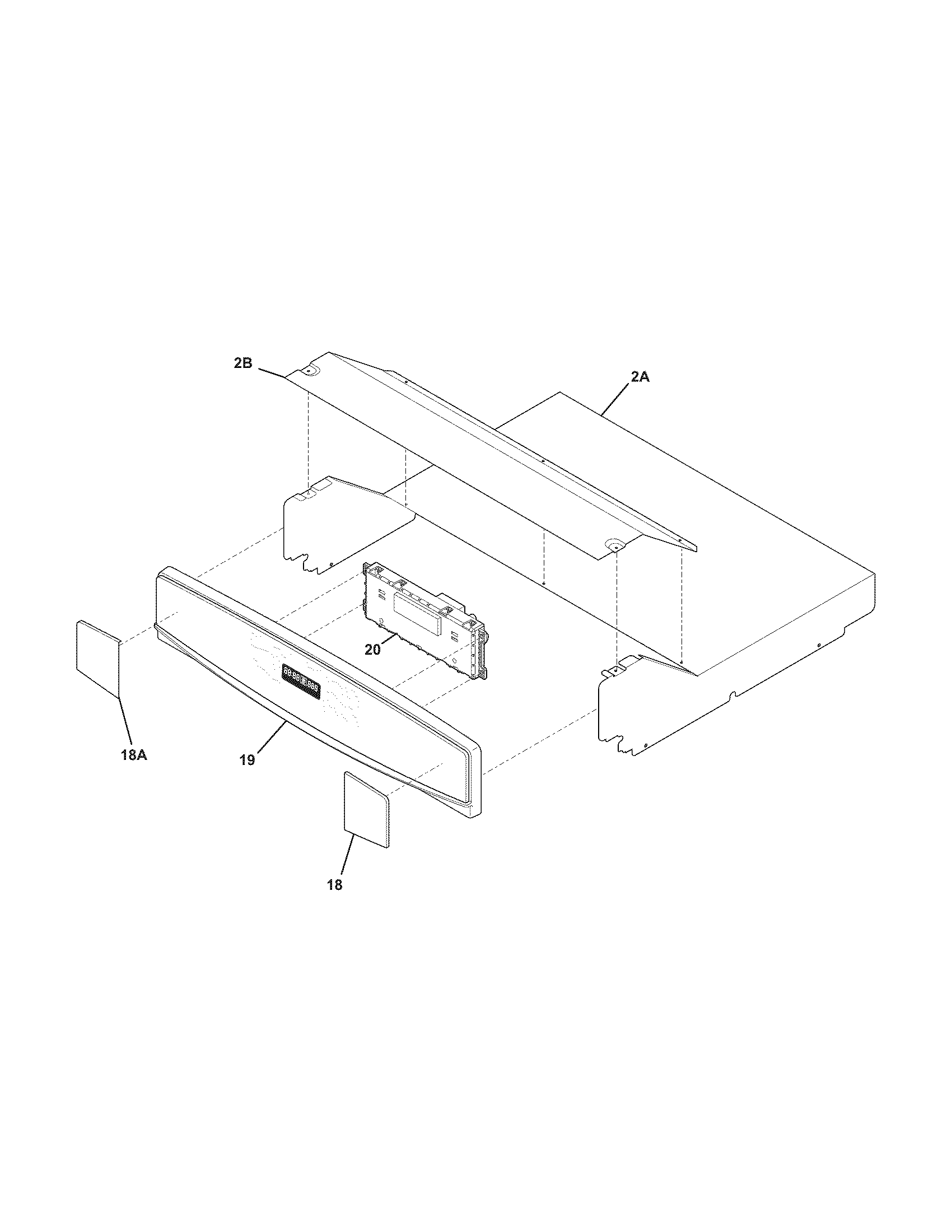 Kenmore Elite 79047893605 control panel diagram