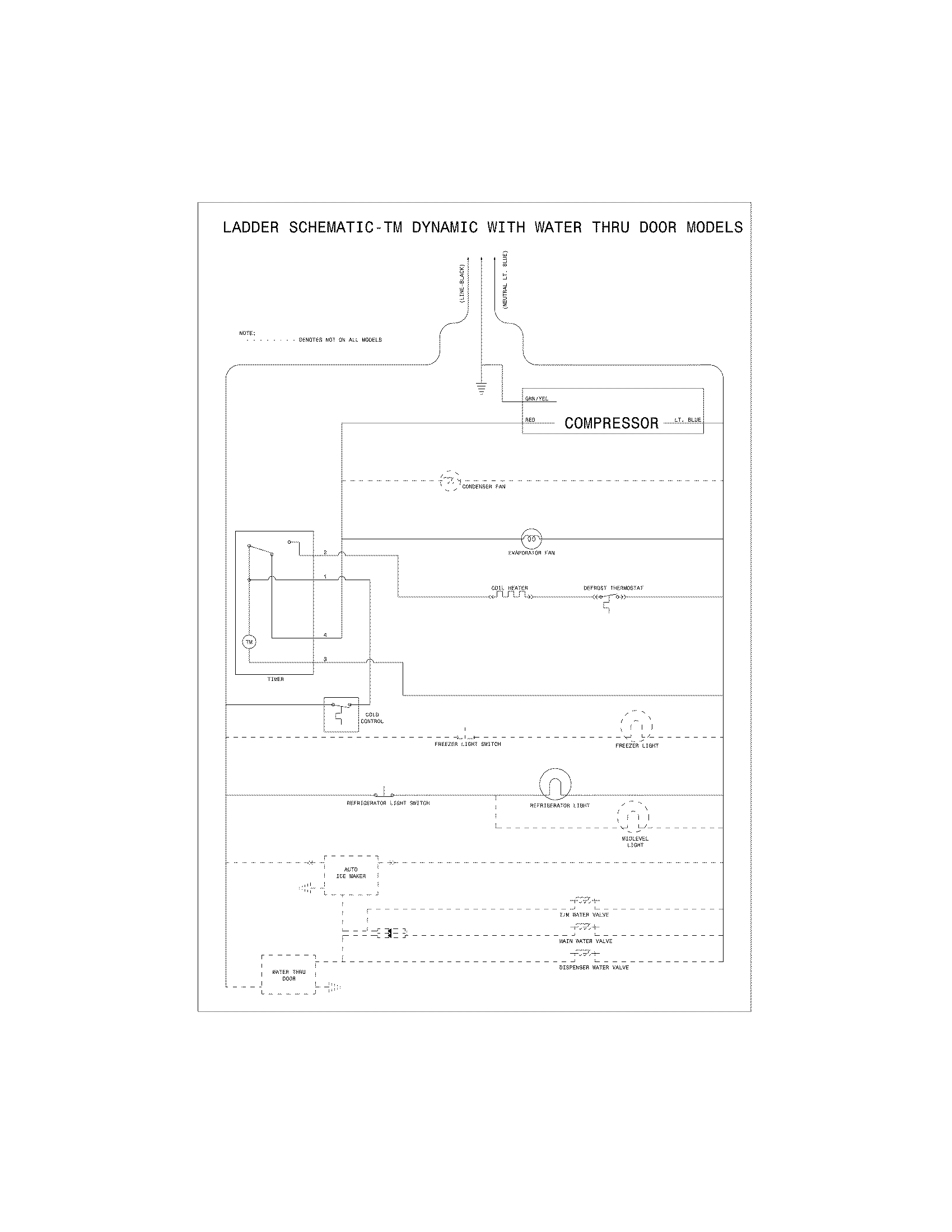Kenmore 25361892803 wiring schematic diagram