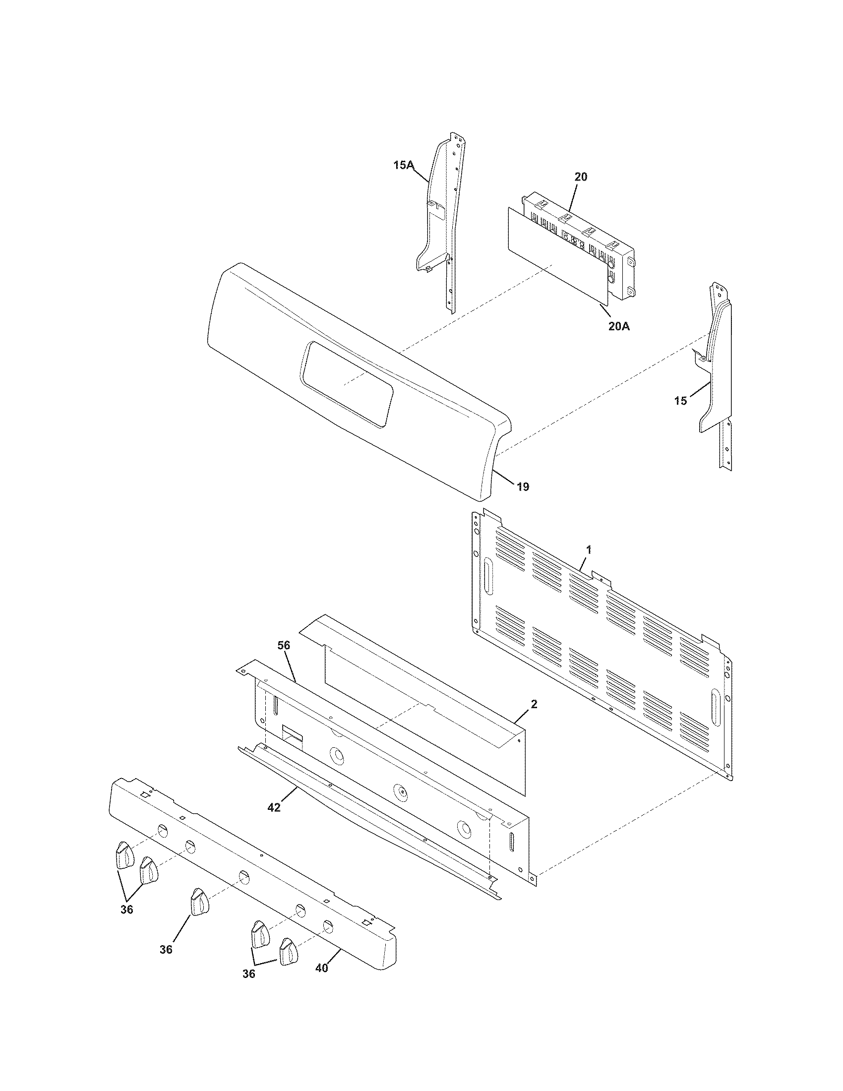 Kenmore 79077479800 backguard diagram