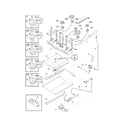 Kenmore Elite 79077529801 burner diagram