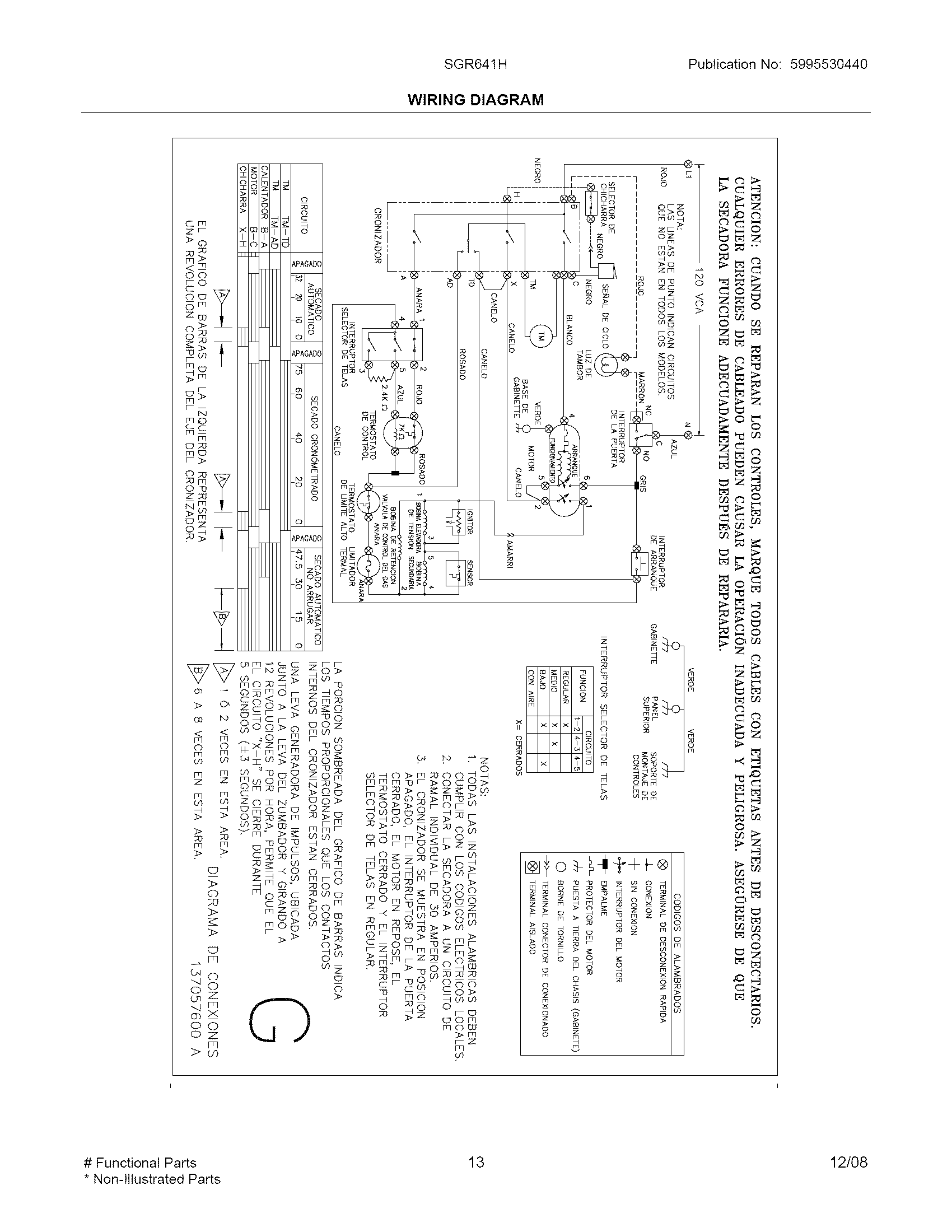 White-Westinghouse SGR641HS1 wiring diagram diagram
