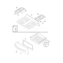 Frigidaire FGFB66ECM top/drawer diagram