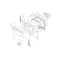 Frigidaire FGFLMC55GCG door diagram