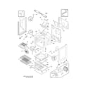 Frigidaire GLGF376DSM body diagram