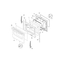 Frigidaire GLGFZ376FCH door diagram