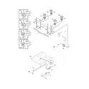 Frigidaire FGFB337GCE burner diagram
