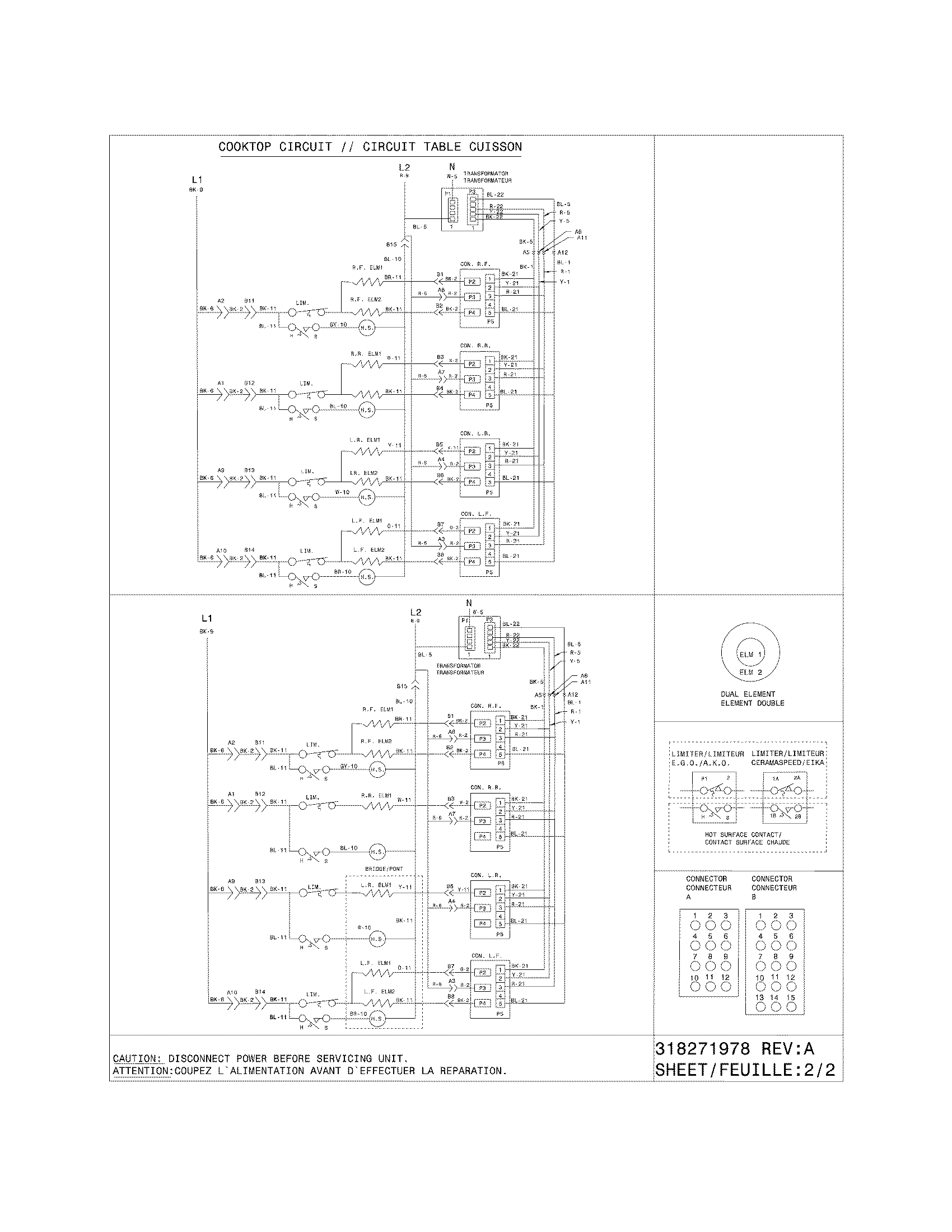 Frigidaire PLES399ECH wiring diagram diagram