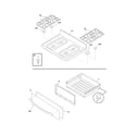 Frigidaire CFGF368GMB top/drawer diagram
